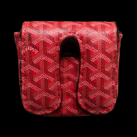 GOYARD CENTER SHAFT MALLET PUTTER HEADCOVER - RED