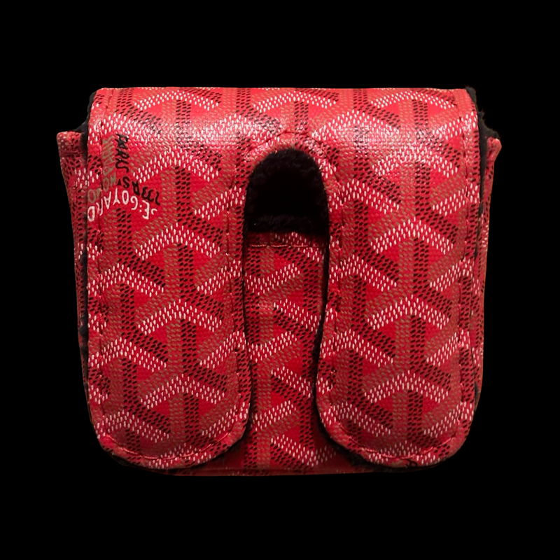 GOYARD CENTER SHAFT MALLET PUTTER HEADCOVER - RED