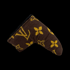 LV TOWEL PUTTER HEADCOVER - BLADE - BROWN