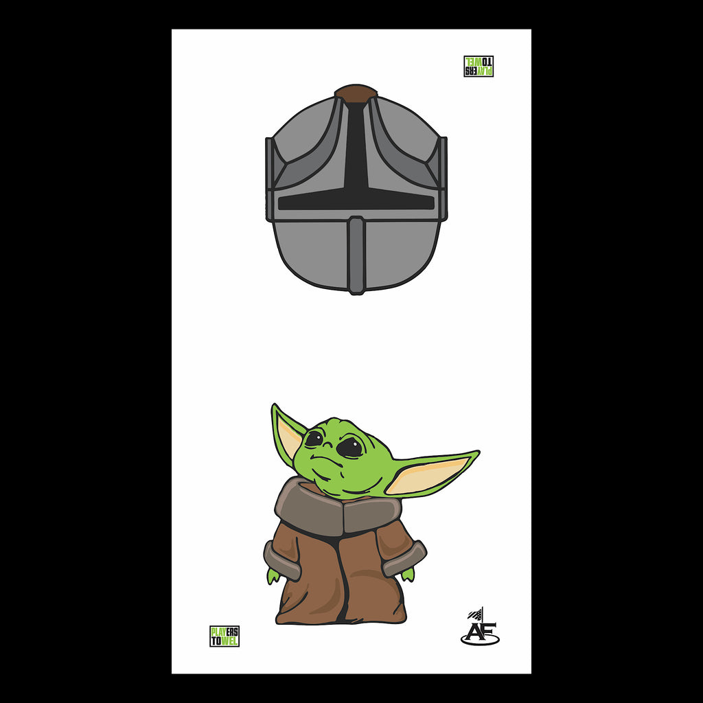 Mandalorian / Baby Yoda Large Towel