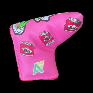 1/1 Wasted Open Oscar Mid-Mallet Headcover - Pink