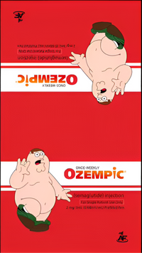 PETER GRIFFIN - OZEMPIC LARGE TOWEL