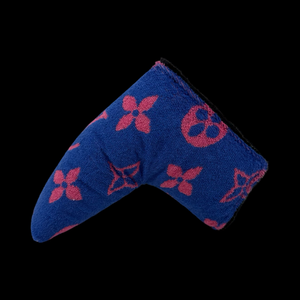 LV TOWEL PUTTER HEADCOVER - BLADE - BLUE