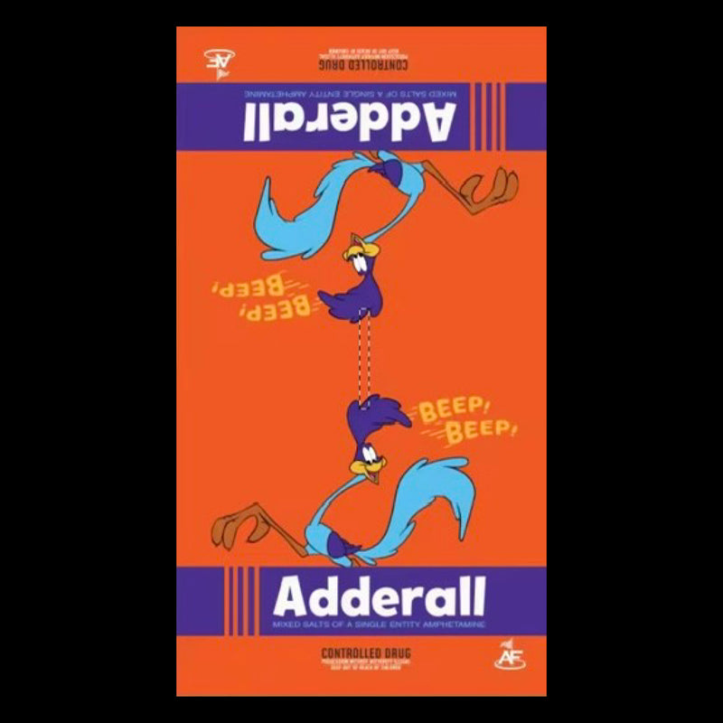 ROAD RUNNER - ADDERALL LARGE TOWEL