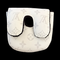 DF3 CENTER SHAFT MALLET PUTTER HEADCOVER - WHITE LV