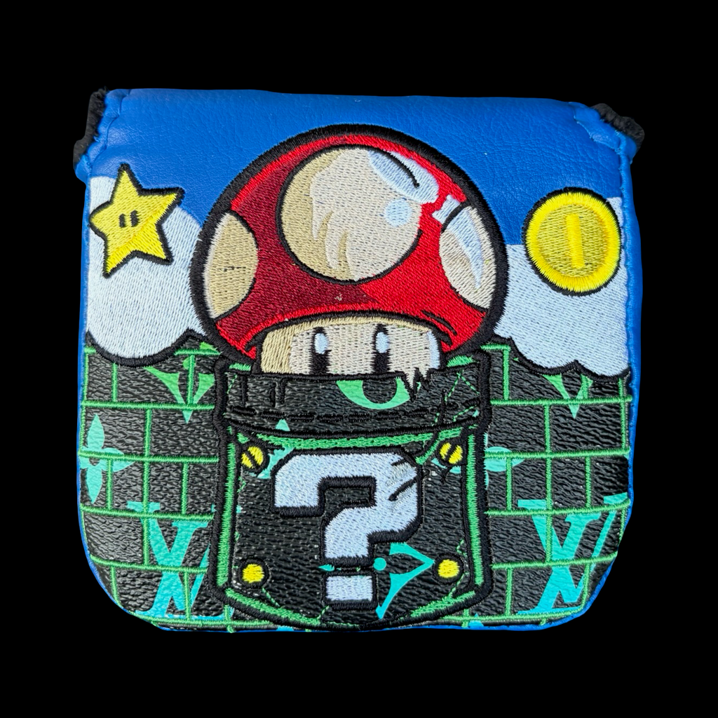 Handmade Super Mario Brothers Mushroom Mallet Headcover