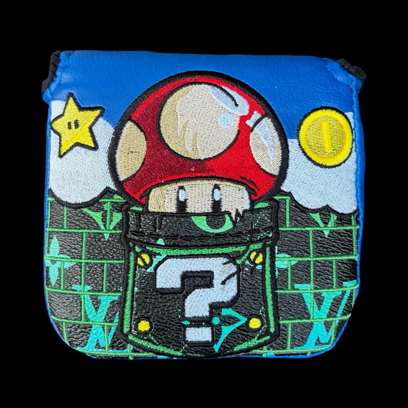Handmade Super Mario Brothers Mushroom Mallet Headcover