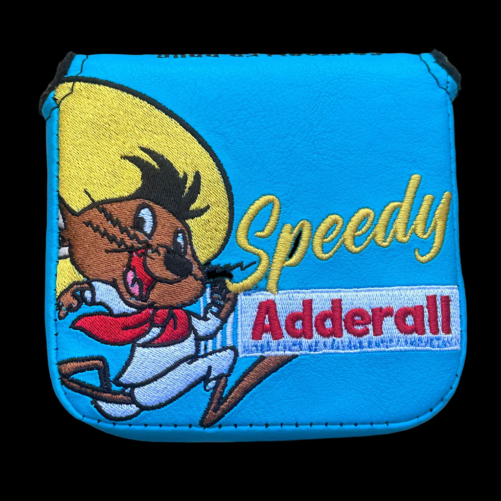 Handmade SPEEDY/ ADDERALL Limited Edition Center Shafted Putter Headcover