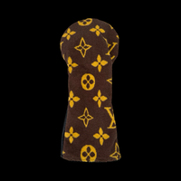 LV TOWEL WOOD HEADCOVERS - BROWN