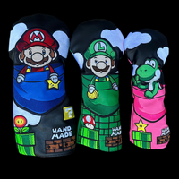 Handmade Super Mario Headcover Set - Black Version