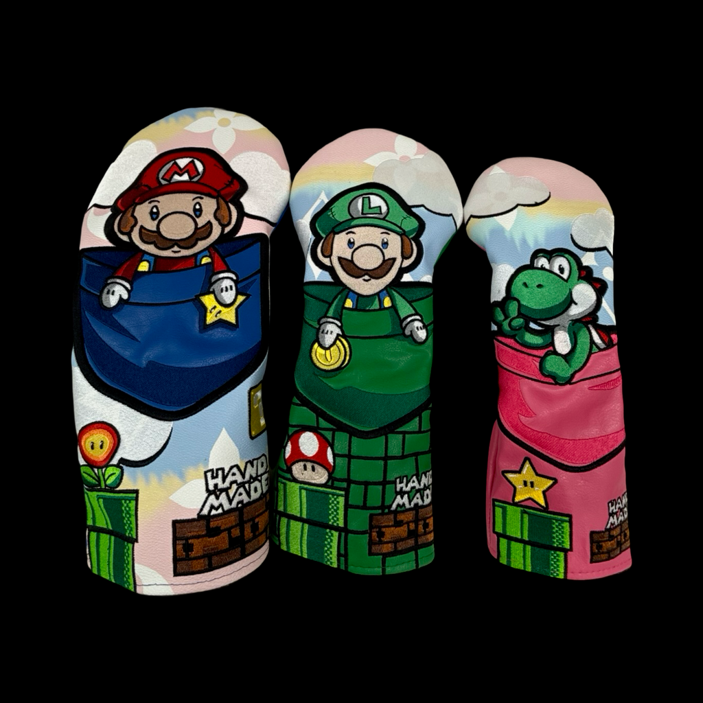 Super Mario Wood Headcover Set - Pastel LV