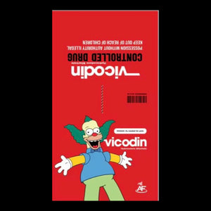 KRUSTY THE CLOWN - VICODIN LARGE TOWEL