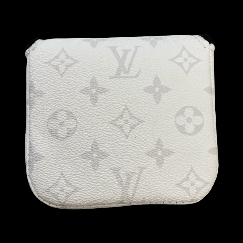 LV MALLET PUTTER HEADCOVER - WHITE