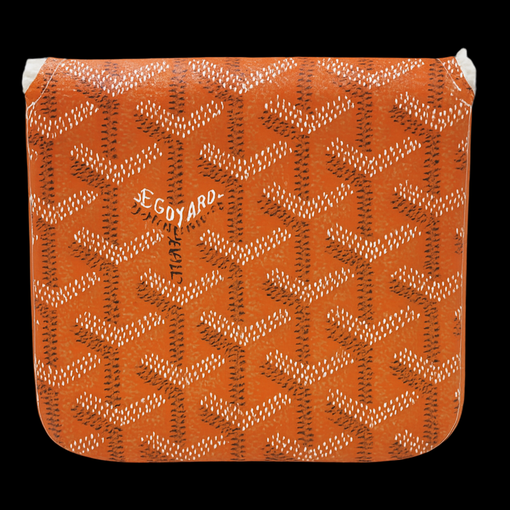 GOYARD CENTER SHAFT MALLET PUTTER HEADCOVER - ORANGE