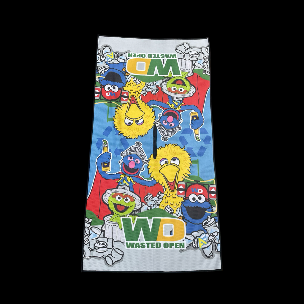 Wasted Open Large Towel