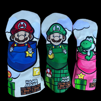 Handmade Super Mario Headcovers - White Version
