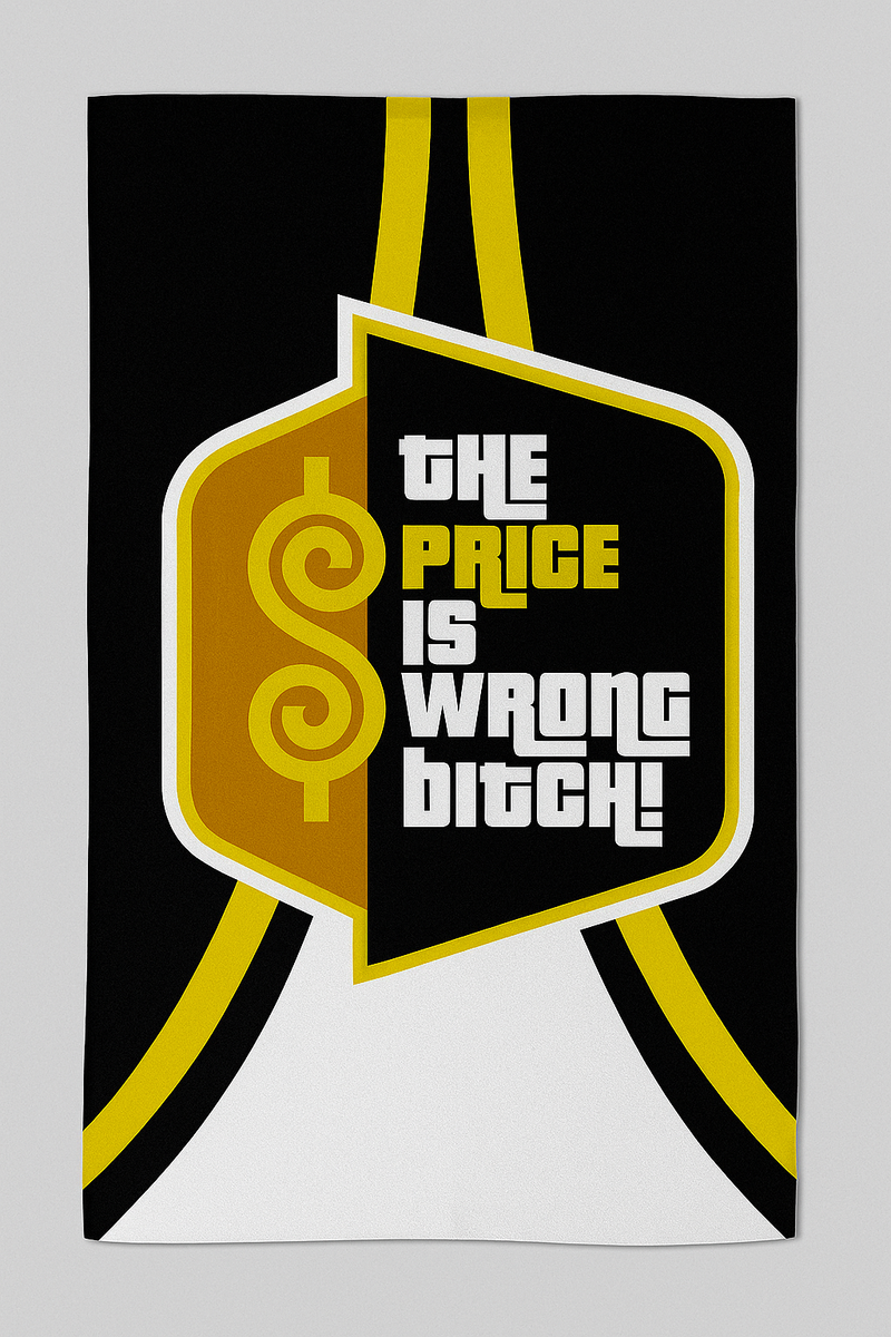 Happy Gilmore 2 “The Price is Wrong Bitch” Small Towel