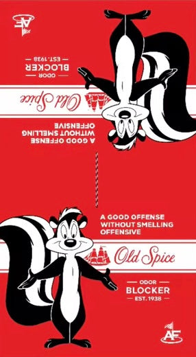 PEPE LE PEW - OLD SPICE LARGE TOWEL