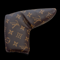 LV BLADE PUTTER HEADCOVER - BROWN