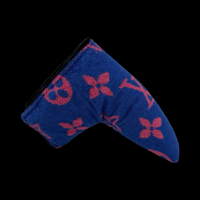 LV TOWEL PUTTER HEADCOVER - BLADE - BLUE