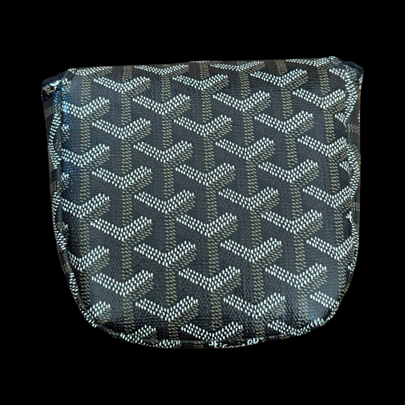 DF3 CENTER SHAFT MALLET PUTTER HEADCOVER - BLACK GOYARD