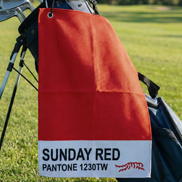Sunday Red Small Towel – American Flatsticks