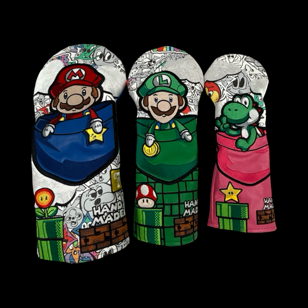 Super Mario Wood Headcover Set - LV COMIC
