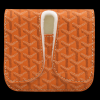 GOYARD CENTER SHAFT MALLET PUTTER HEADCOVER - ORANGE