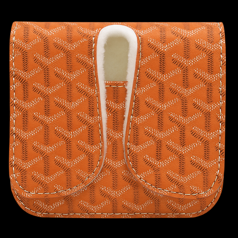 GOYARD CENTER SHAFT MALLET PUTTER HEADCOVER - ORANGE