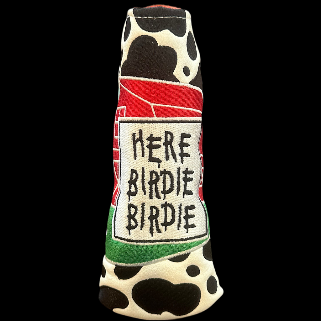 HERE BIRDIE BIRDIE Blade Putter Headcover