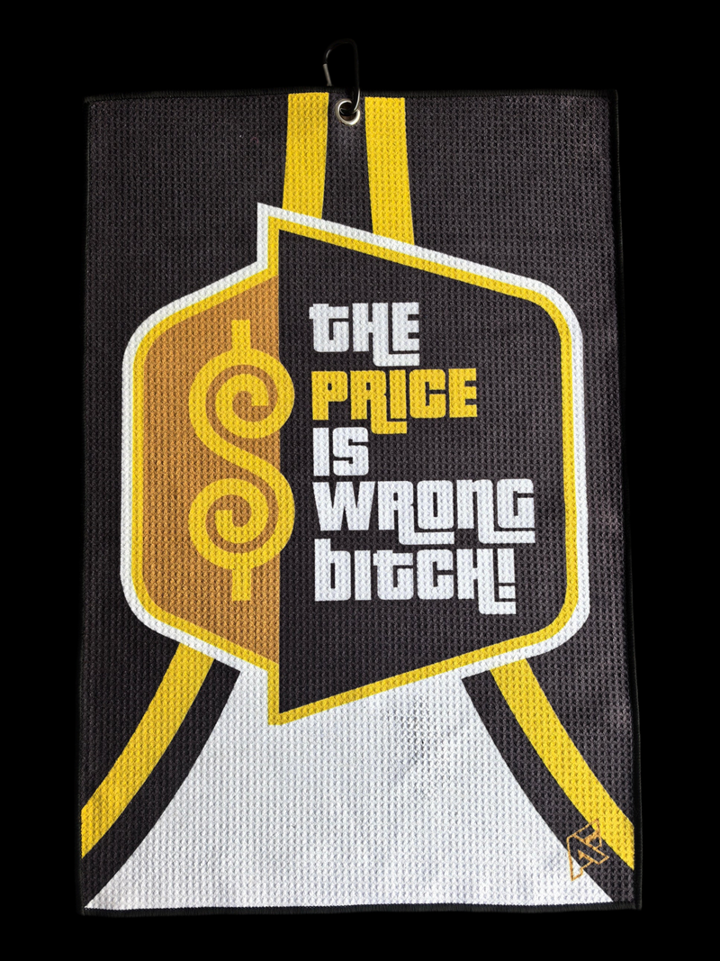 Happy Gilmore 2 “The Price is Wrong Bitch” Small Towel