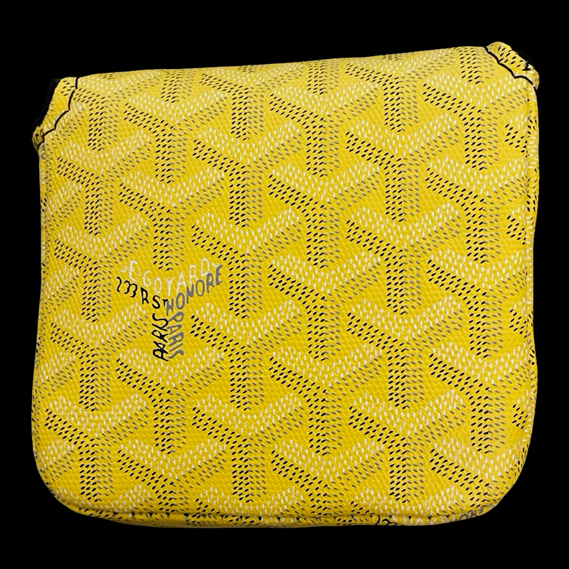 GOYARD CENTER SHAFT MALLET PUTTER HEADCOVER - YELLOW