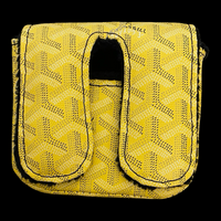 GOYARD CENTER SHAFT MALLET PUTTER HEADCOVER - YELLOW