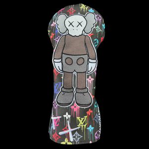 KAWS XX FAIRWAY HEADCOVER - BLACK PAINT LV