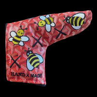 XX BEES Putter Headcover - Red Goyard