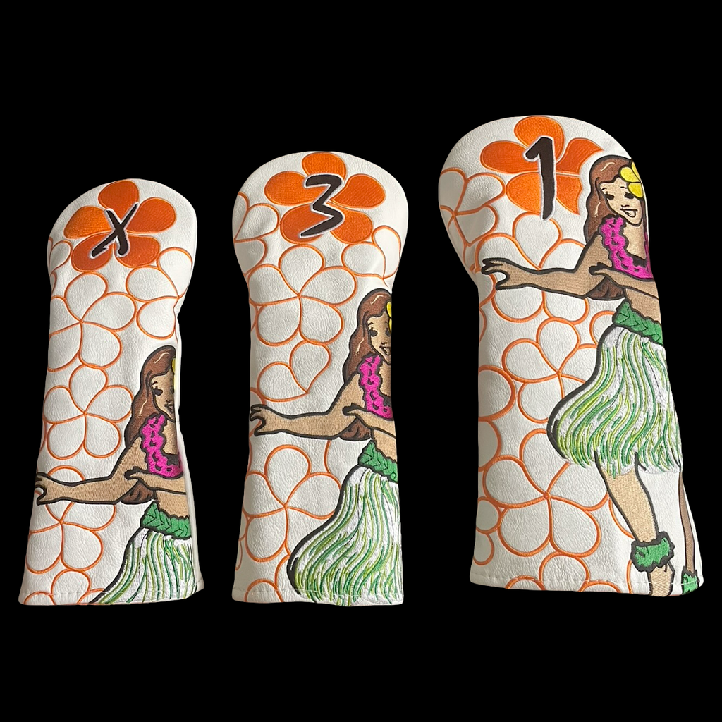 Hawaiian Hula Wood HEADCOVERS