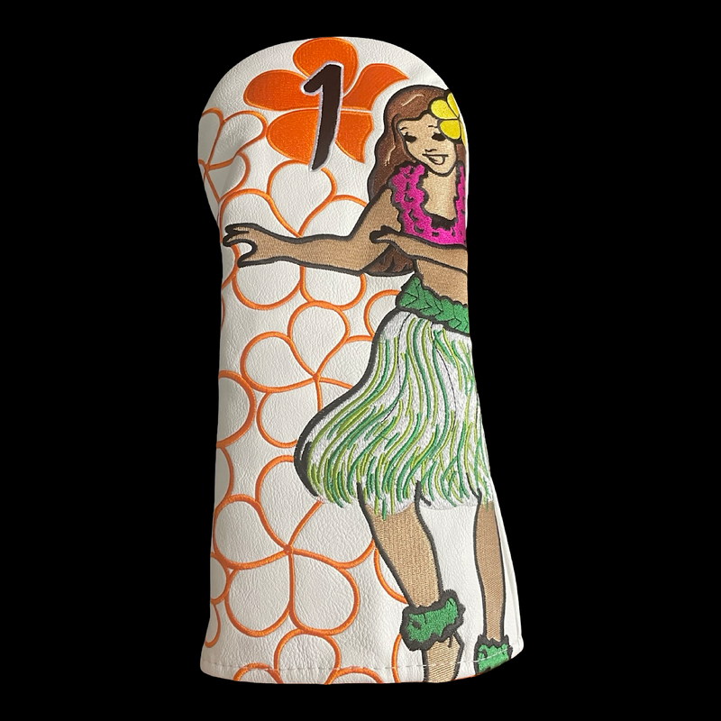 Hawaiian Hula Wood HEADCOVERS