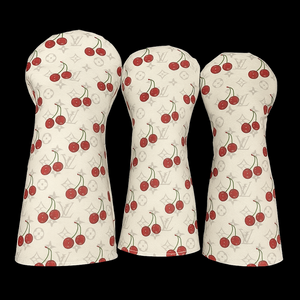 White Murakami Cherry LV Wood Headcovers