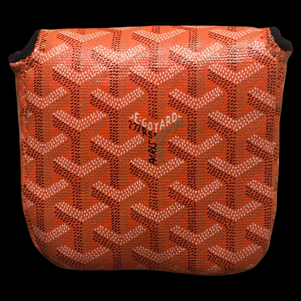 GOYARD CENTER SHAFT MALLET PUTTER HEADCOVER - ORANGE
