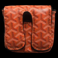 GOYARD CENTER SHAFT MALLET PUTTER HEADCOVER - ORANGE