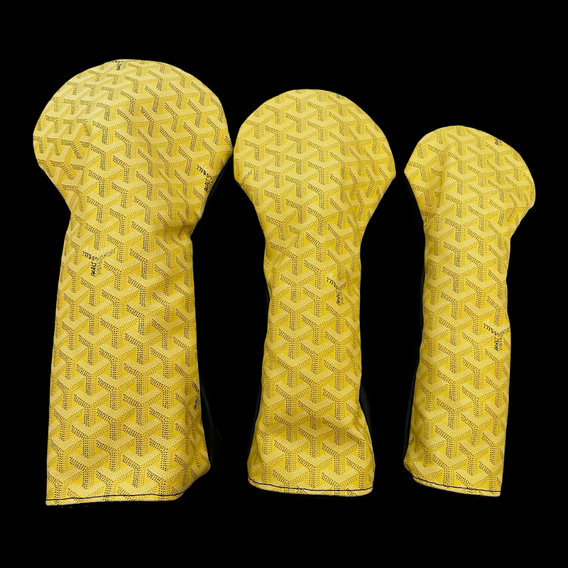 GOYARD WOOD HEADCOVERS - YELLOW