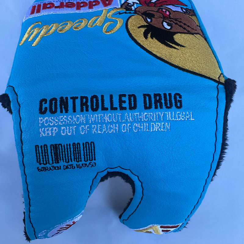 Handmade SPEEDY/ ADDERALL Limited Edition Center Shafted Putter Headcover