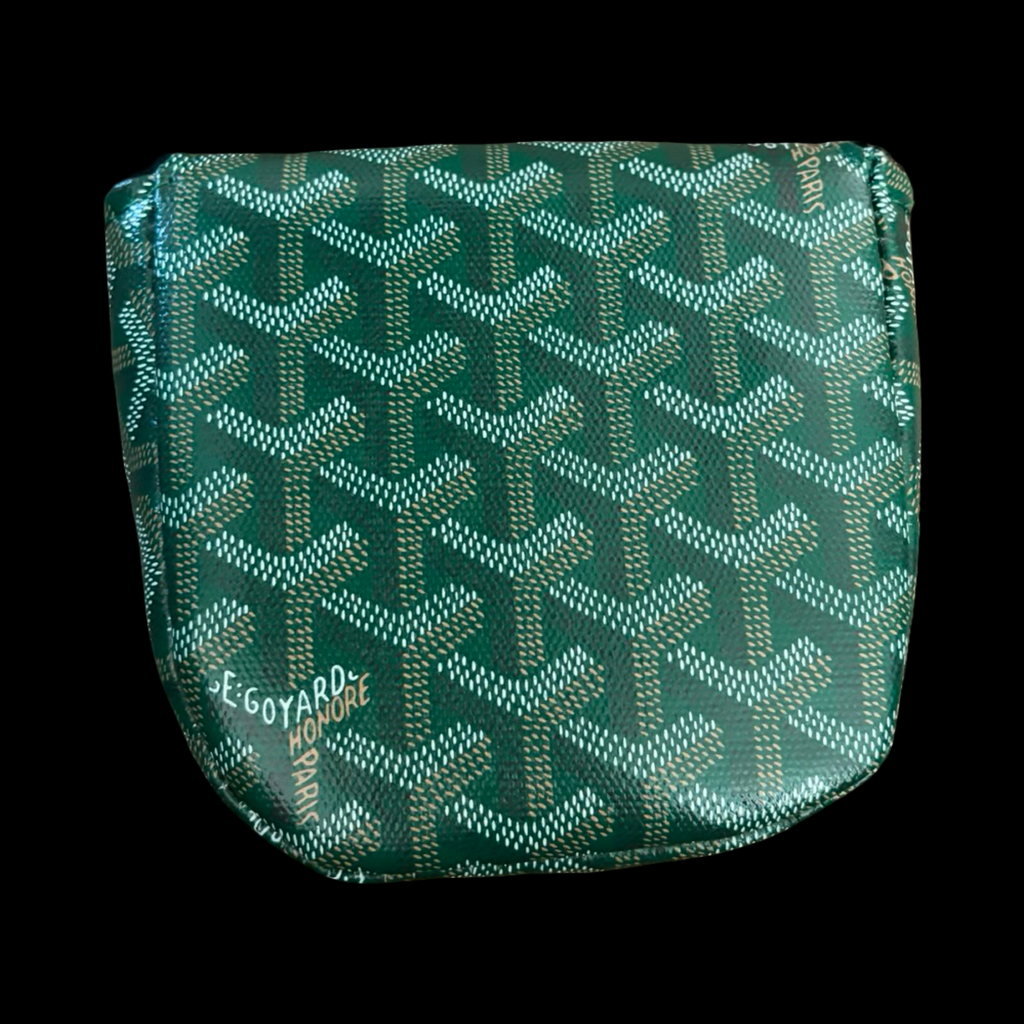 DF3 CENTER SHAFT MALLET PUTTER HEADCOVER - GREEN GOYARD