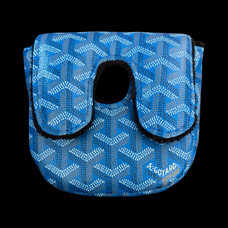 DF3 CENTER SHAFT MALLET PUTTER HEADCOVER - BLUE GOYARD