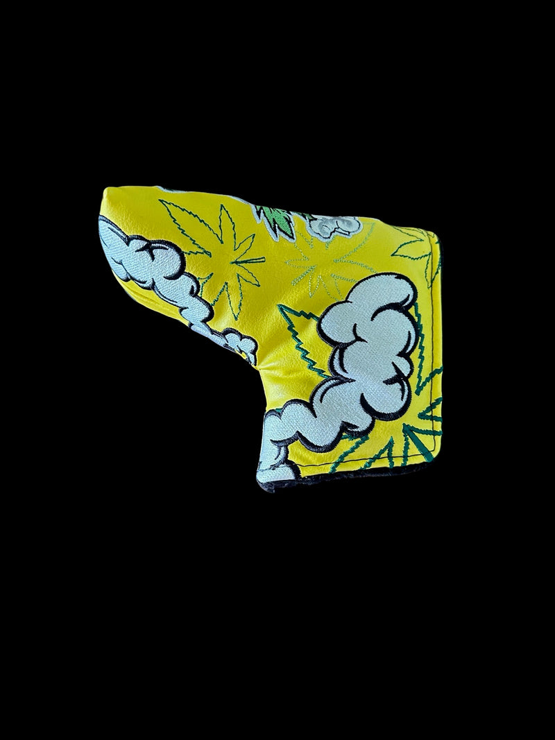 1/1 Yellow 4/20 “WEEDMAN” Limited Edition Putter Headcover -Mid Mallet