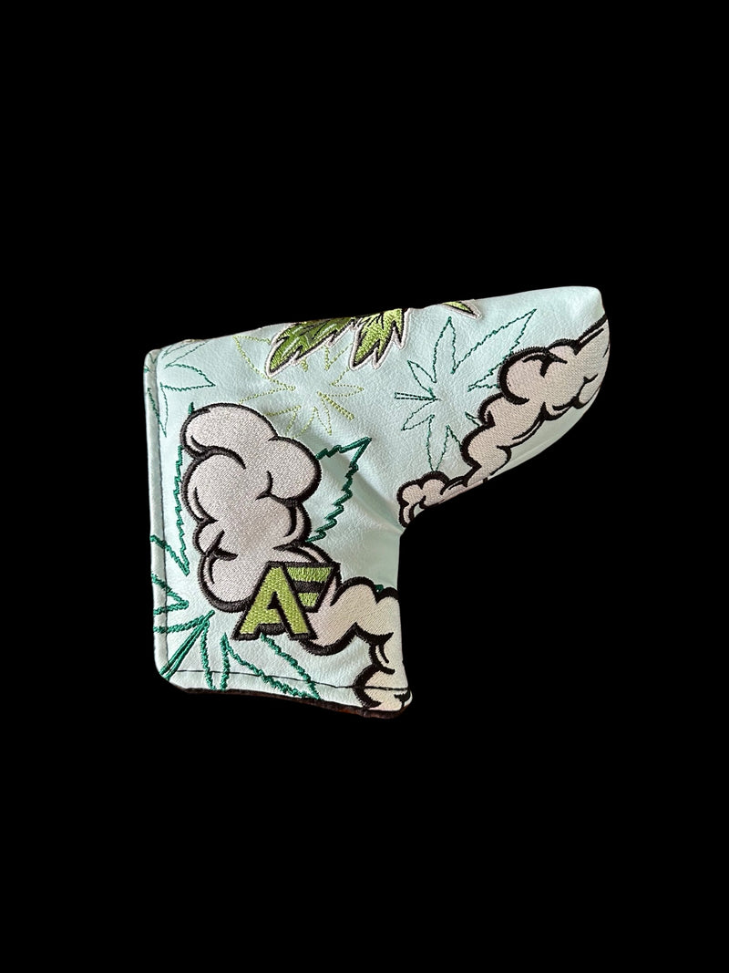 1/1 Baby Blue 4/20 “WEEDMAN” Limited Edition Putter Headcover -Mid Mallet