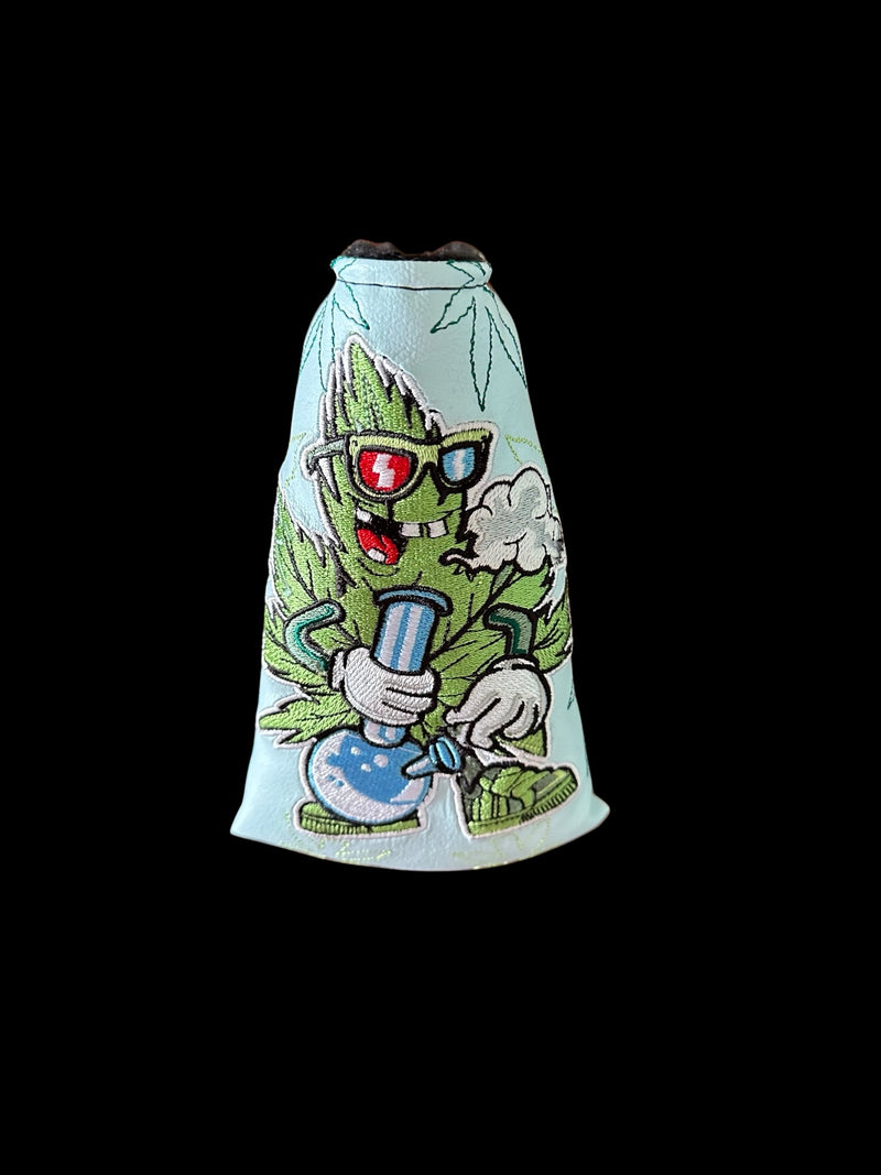 1/1 Baby Blue 4/20 “WEEDMAN” Limited Edition Putter Headcover -Mid Mallet