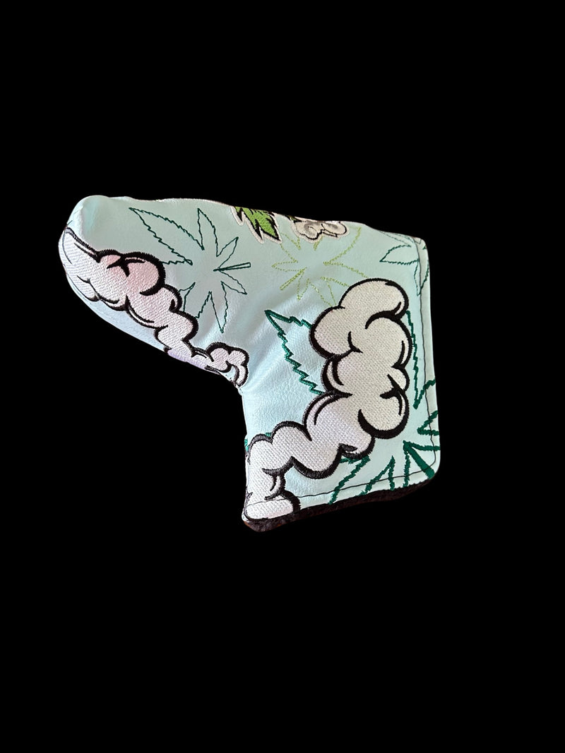 1/1 Baby Blue 4/20 “WEEDMAN” Limited Edition Putter Headcover -Mid Mallet