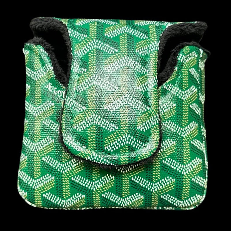 GOYARD PUTTER HEADCOVER - GREEN - MALLET