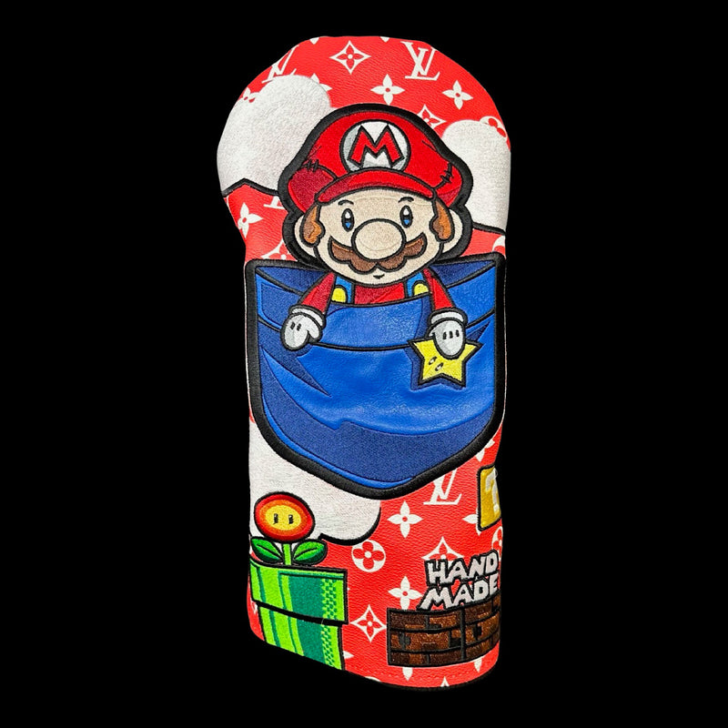 Super Mario Wood Headcover Set - Red LV
